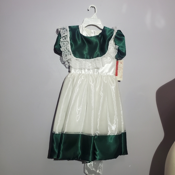 arlis Other - Vintage green holiday girls dress
